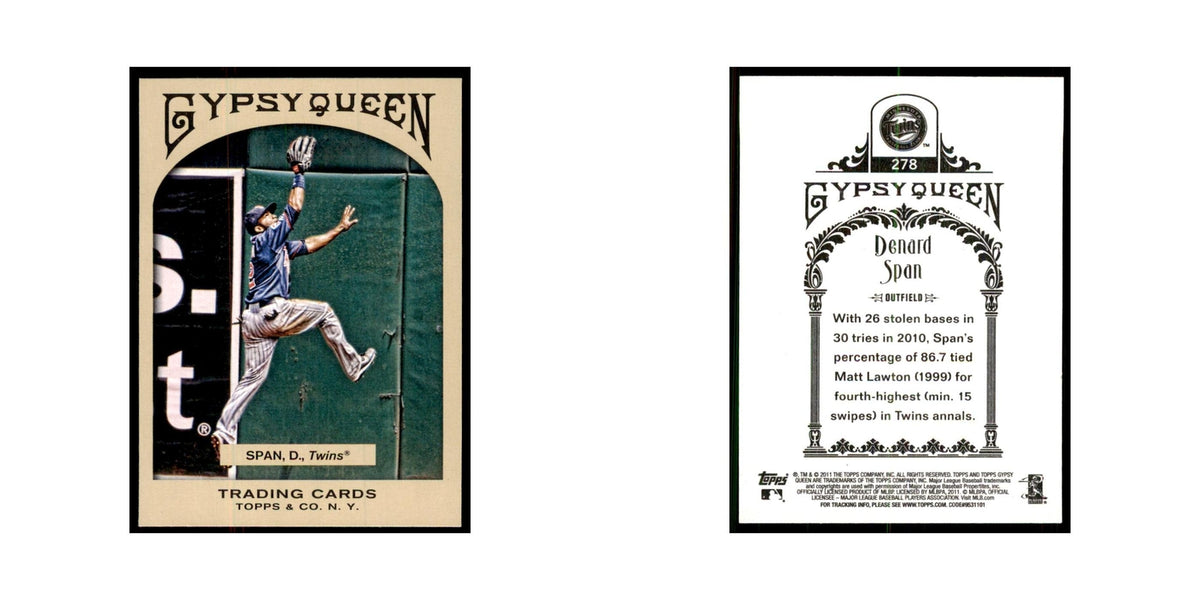2011 Topps Gypsy Queen Denard Span Twins #278
