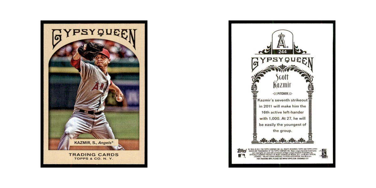 2011 Topps Gypsy Queen Scott Kazmir Angels #244