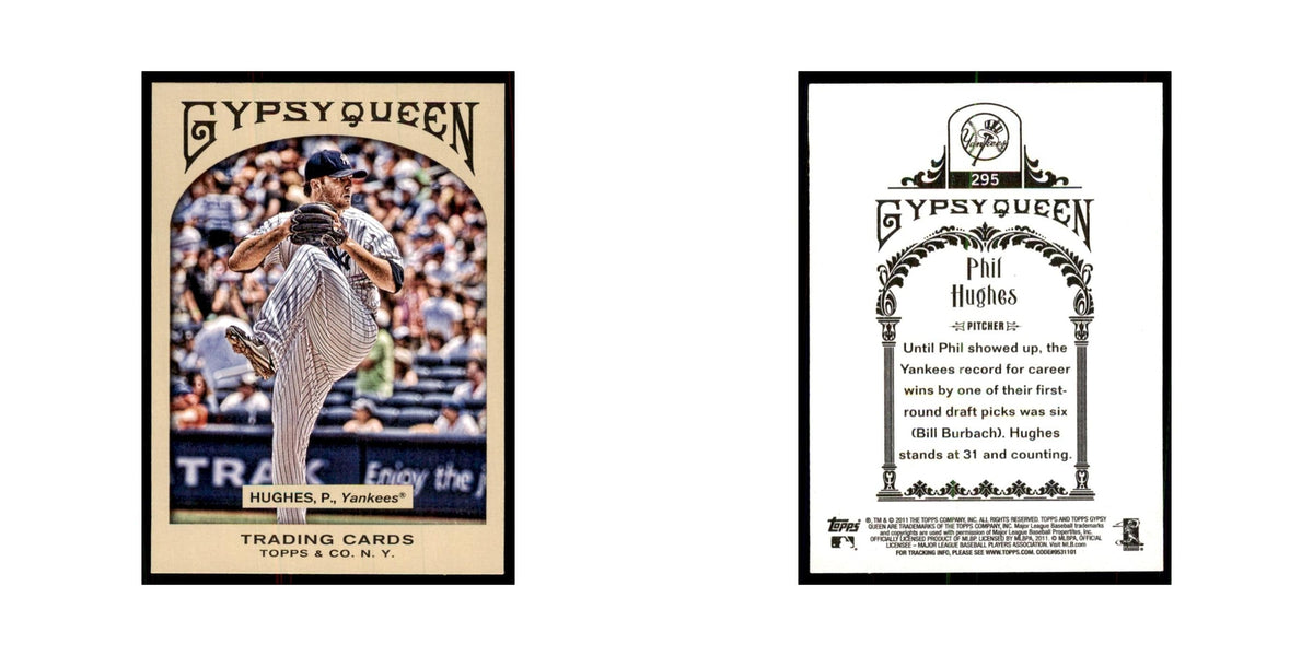 2011 Topps Gypsy Queen Phil Hughes Yankees #295