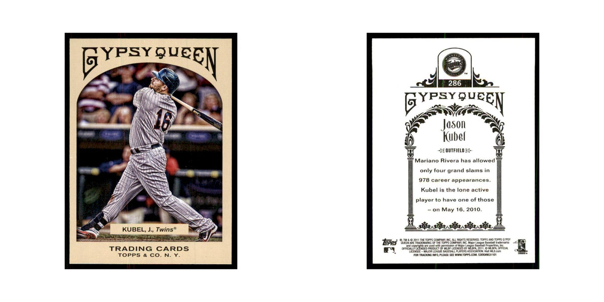 2011 Topps Gypsy Queen Jason Kubel Twins #286