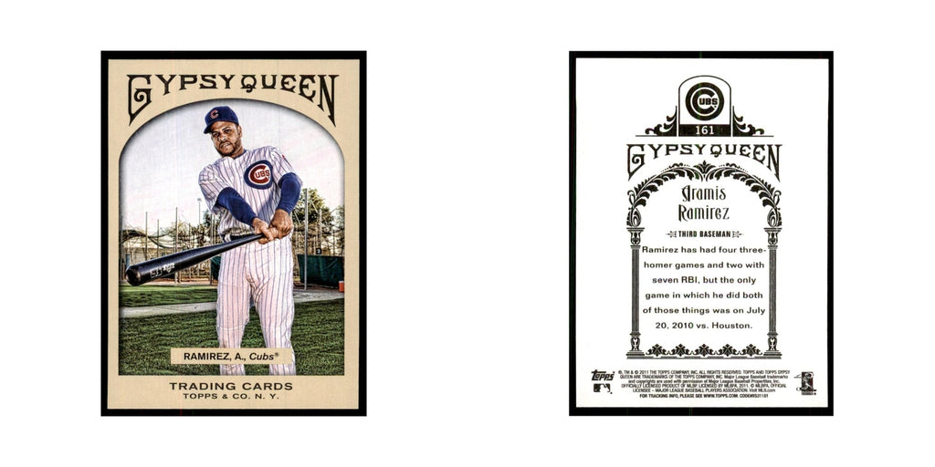 2011 Topps Gypsy Queen Aramis Ramirez Cubs #161