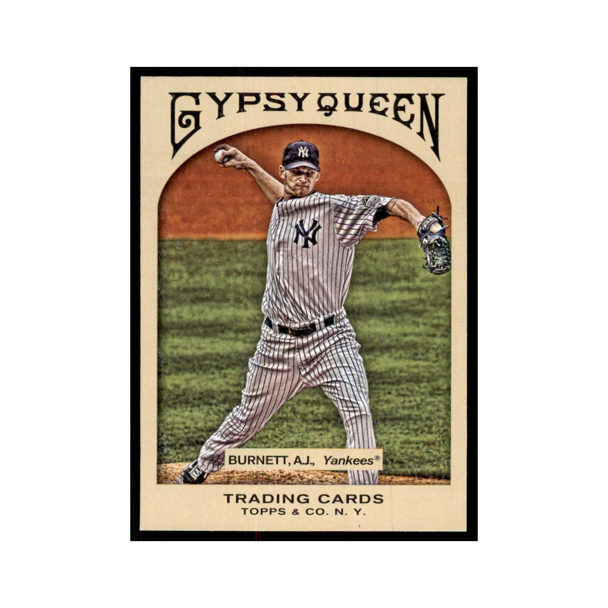 2011 Topps Gypsy Queen A.J. Burnett Yankees #246