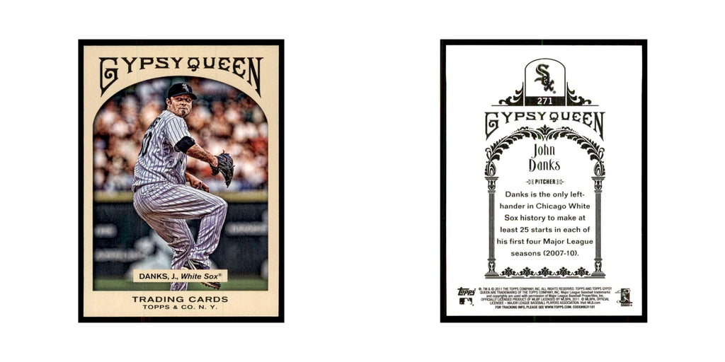 2011 Topps Gypsy Queen John Danks White Sox #271