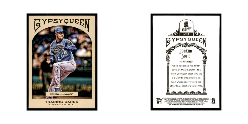 2011 Topps Gypsy Queen Joakim Soria Royals #293