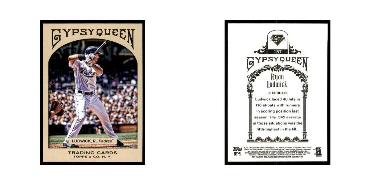 2011 Topps Gypsy Queen Ryan Ludwick Padres #157