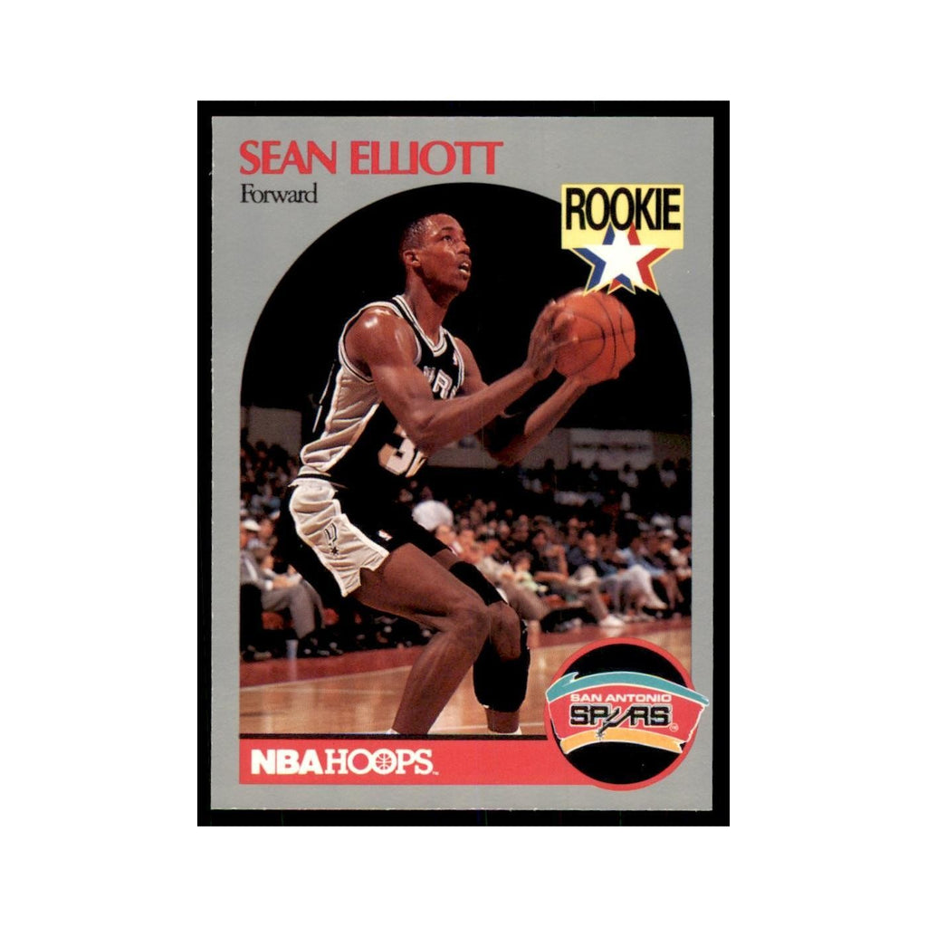 1990 NBA Hoops Sean Elliott RC Basketball Cards #267