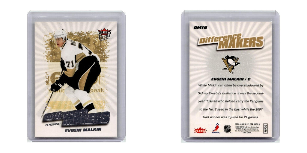 2008 Ultra Difference Makers Evgeni Malkin Pittsburgh Penguins #DM19