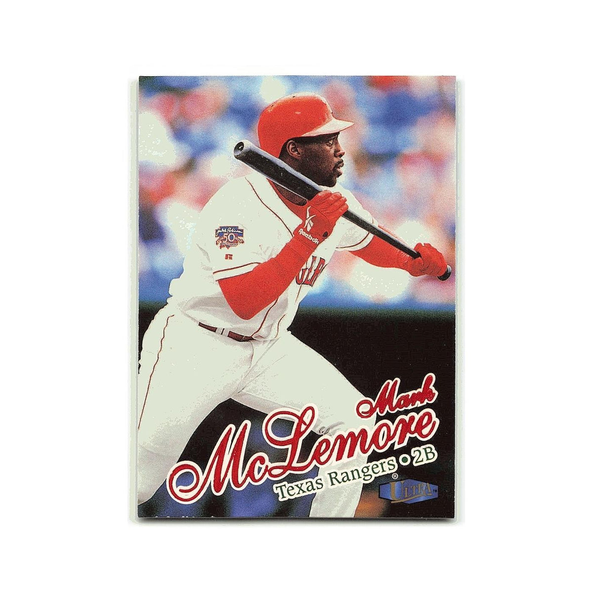 Mark McLemore 1998 Fleer Ultra #91 Texas Rangers Baseball Card NM