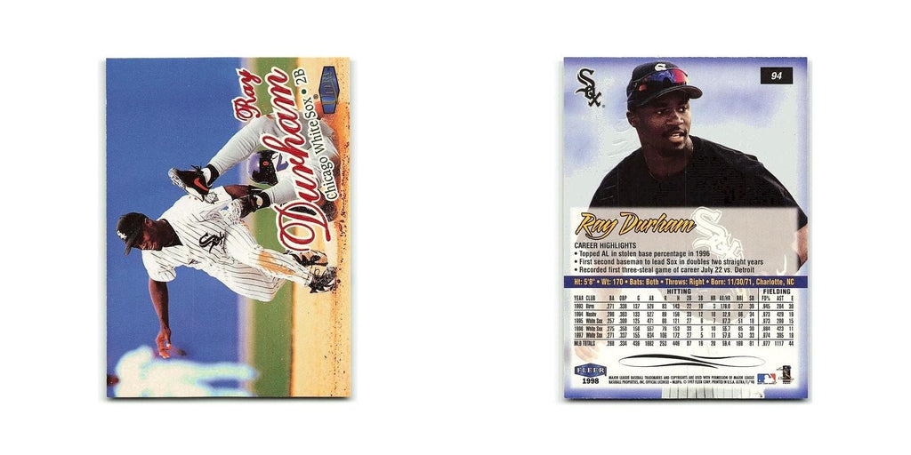 Ray Durham 1998 Fleer Ultra #94 Chicago White Sox Baseball Card NM