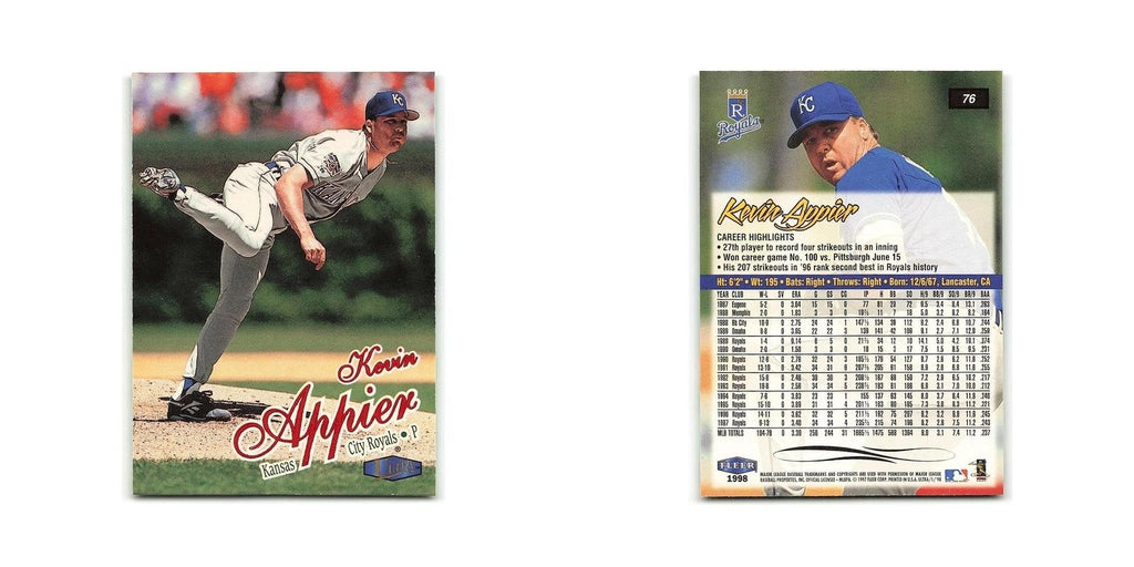Kevin Appier 1998 Fleer Ultra #76 Kansas City Royals Baseball Card NM