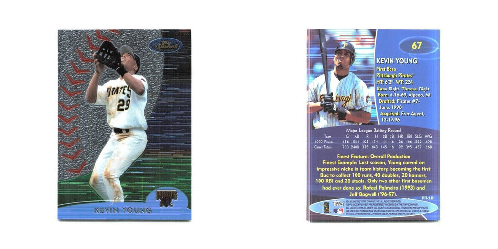 2000 Finest Kevin Young Pirates #67