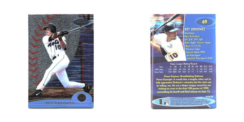 2000 Finest Rey Ordonez Mets #69