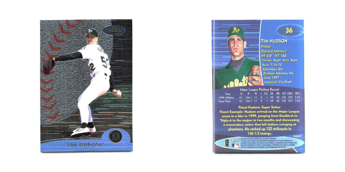 2000 Finest Tim Hudson Athletics #36