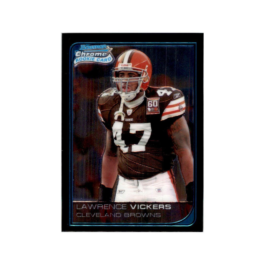 2006 Bowman Chrome Lawrence Vickers RC Football Cards #4