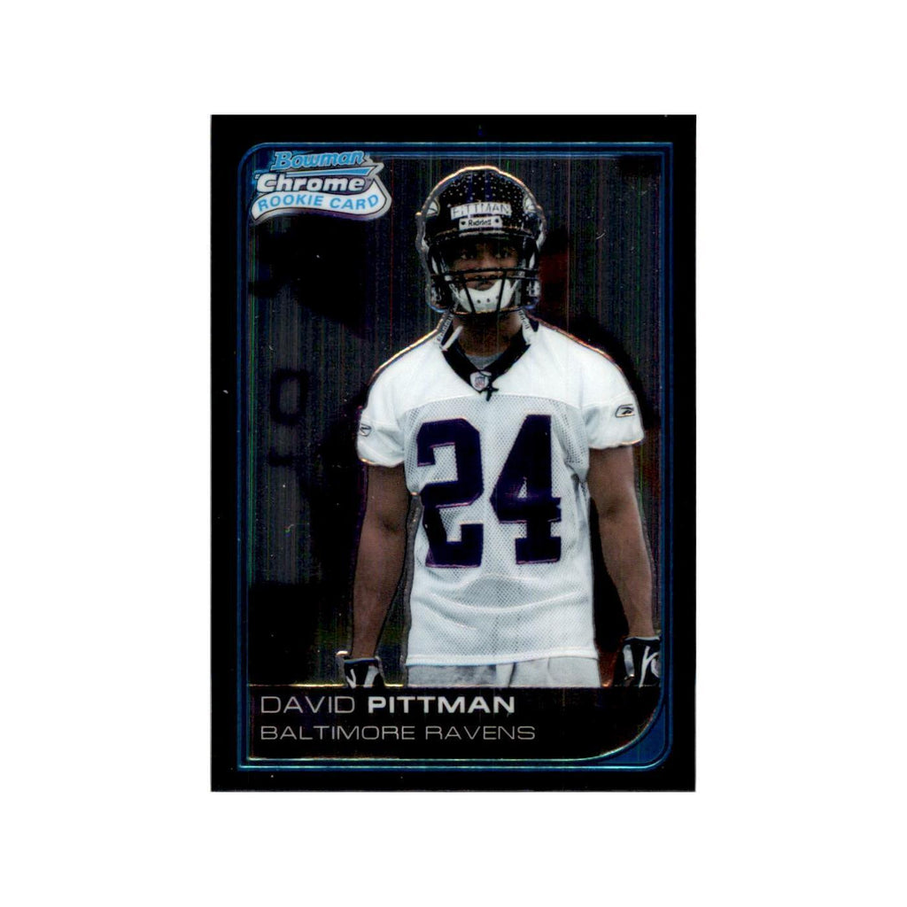 2006 Bowman Chrome David Pittman RC Football Cards #12