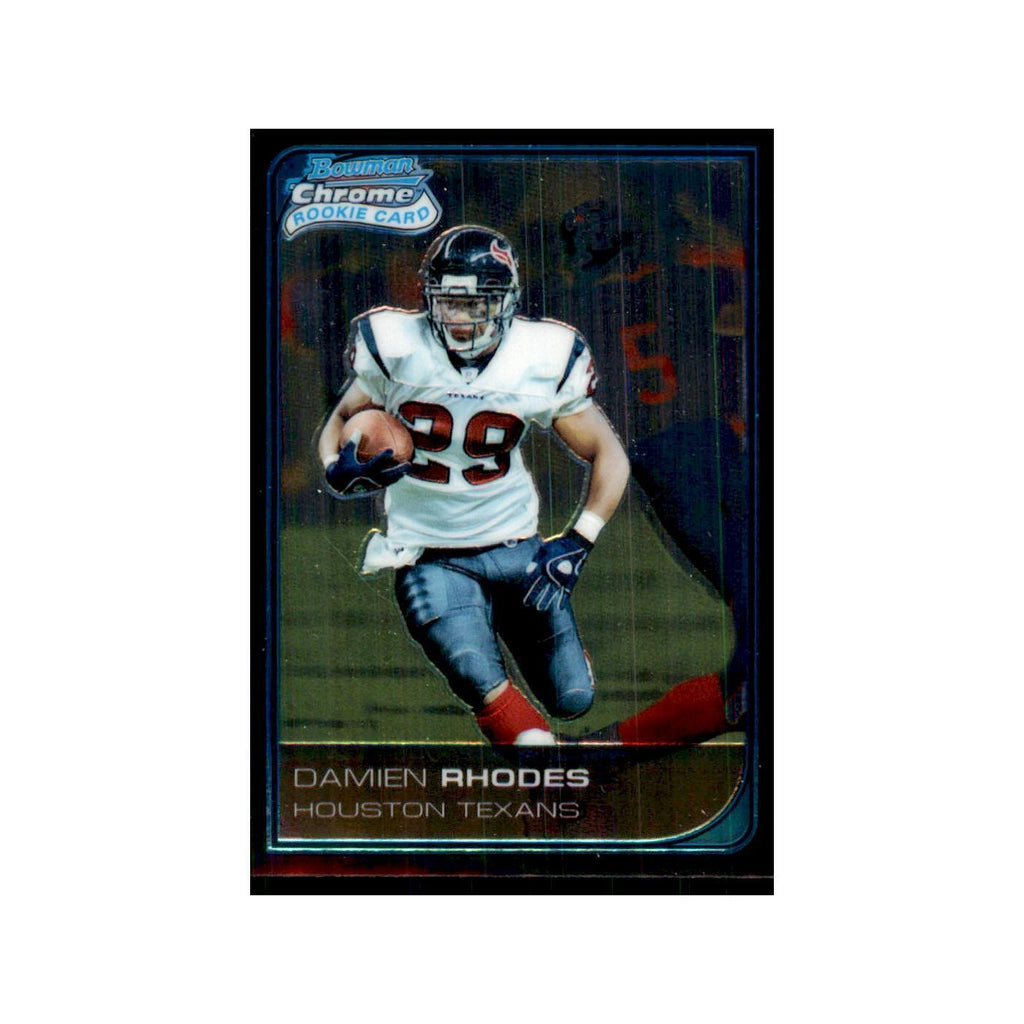 2006 Bowman Chrome Damien Rhodes RC Football Cards #34