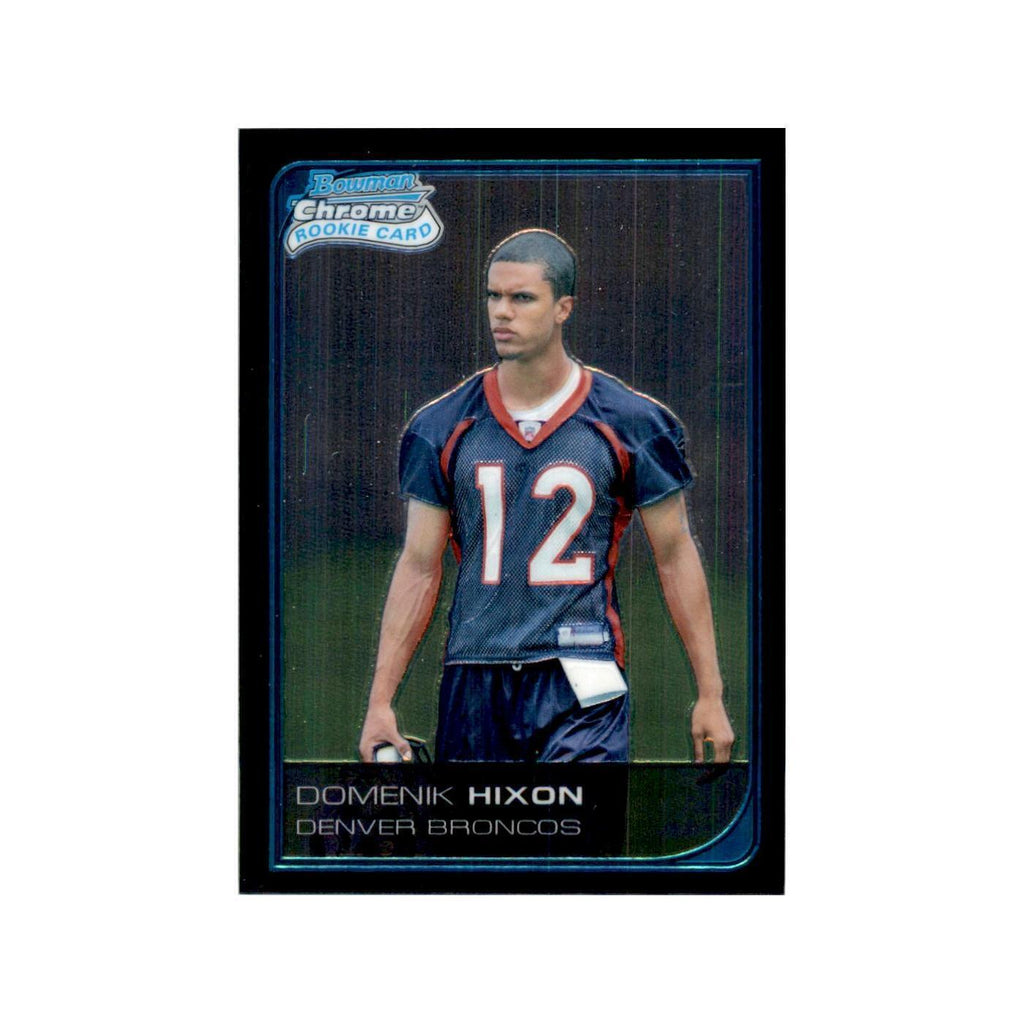 2006 Bowman Chrome Domenik Hixon RC Football Cards #27