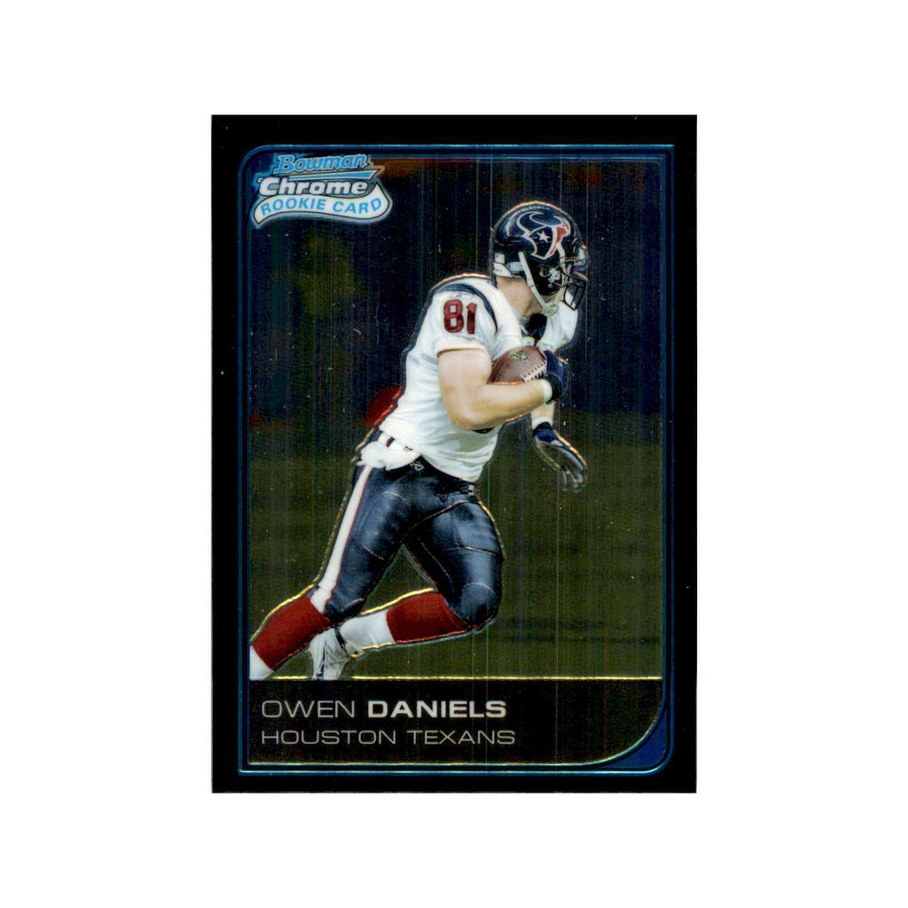 2006 Bowman Chrome Owen Daniels RC Football Cards #48