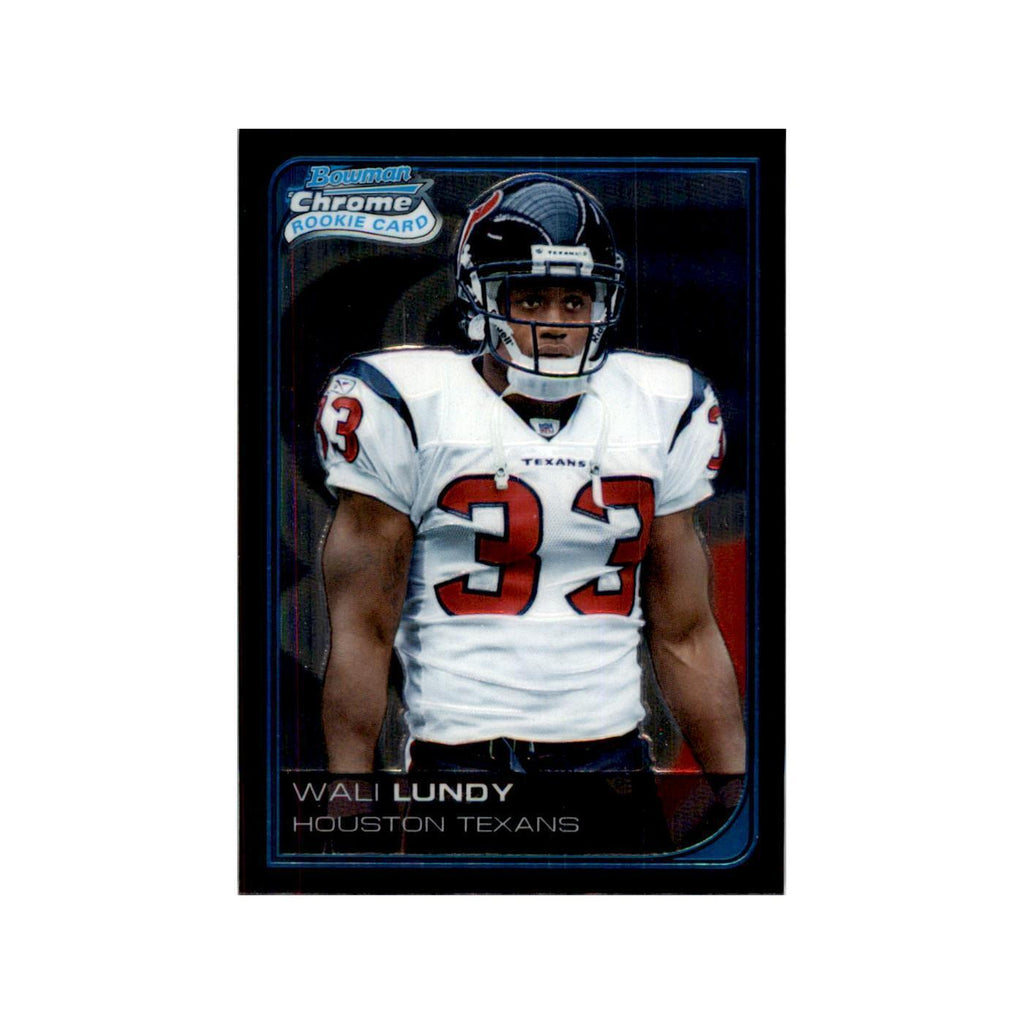 2006 Bowman Chrome Wali Lundy RC Football Cards #8