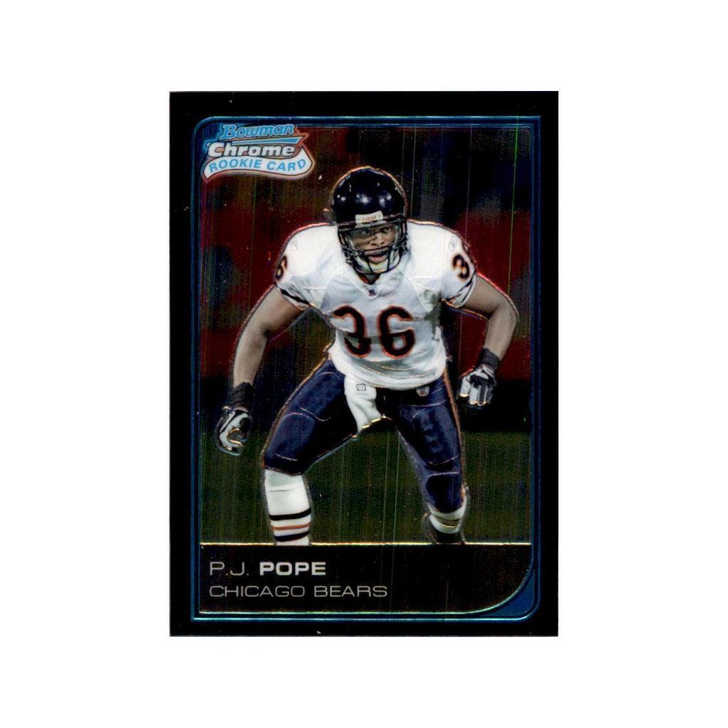 2006 Bowman Chrome P.J. Pope RC Football Cards #30