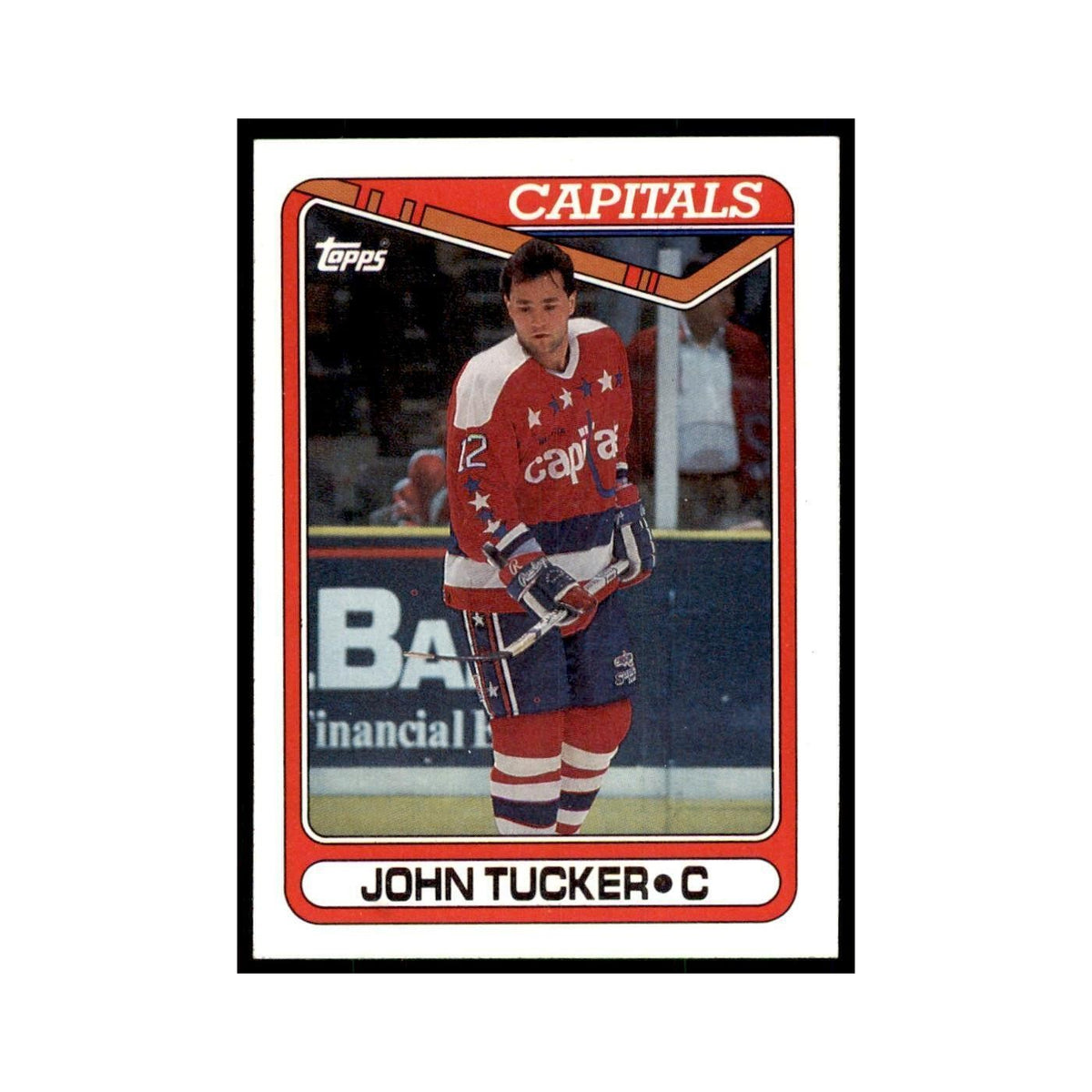 1990 Topps Hockey Card John Tucker #374