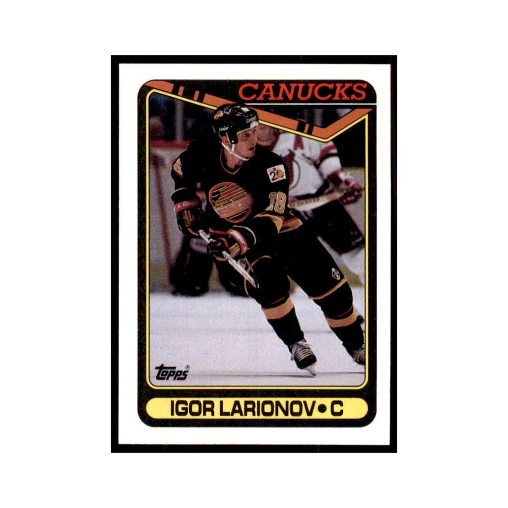1990 Topps Hockey Card Igor Larionov #359