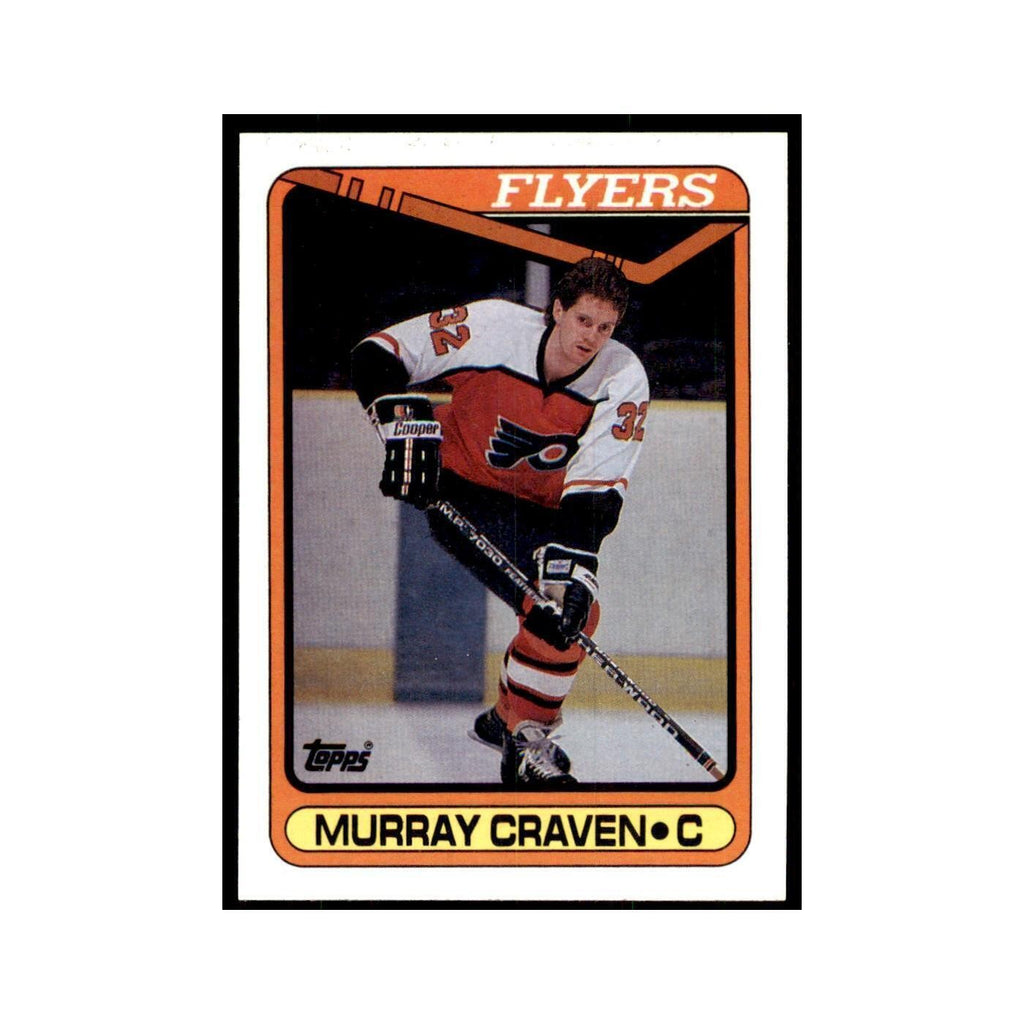 1990 Topps Hockey Card Murray Craven #318
