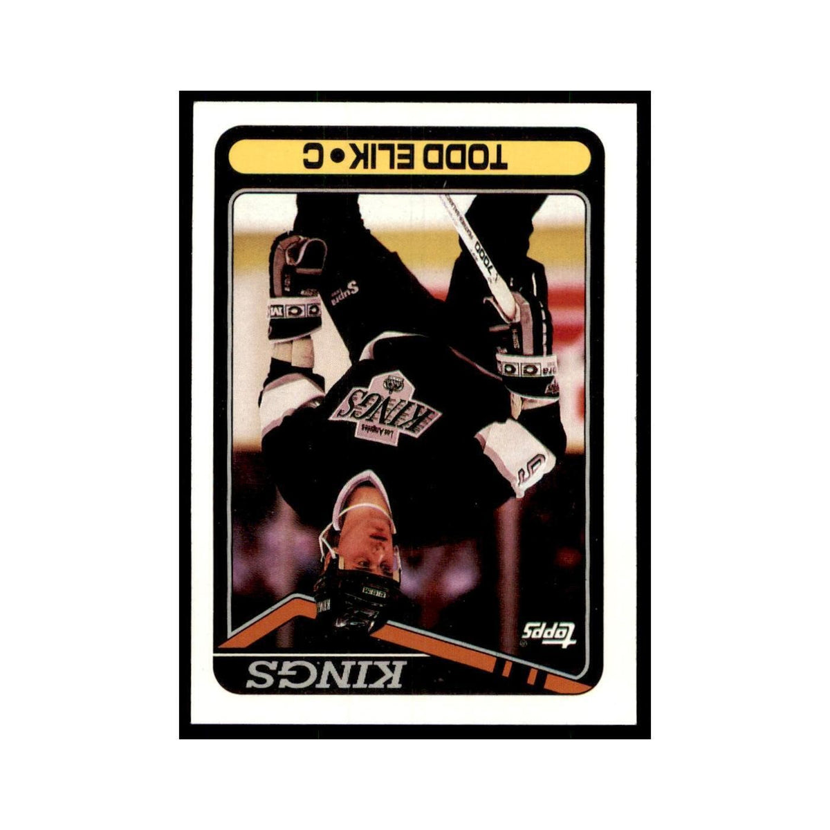 1990 Topps Hockey Card Todd Elik #352