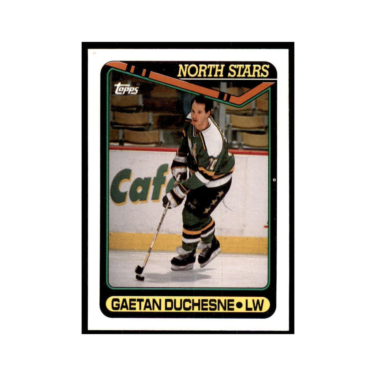 1990 Topps Hockey Card Gaetan Duchesne #319