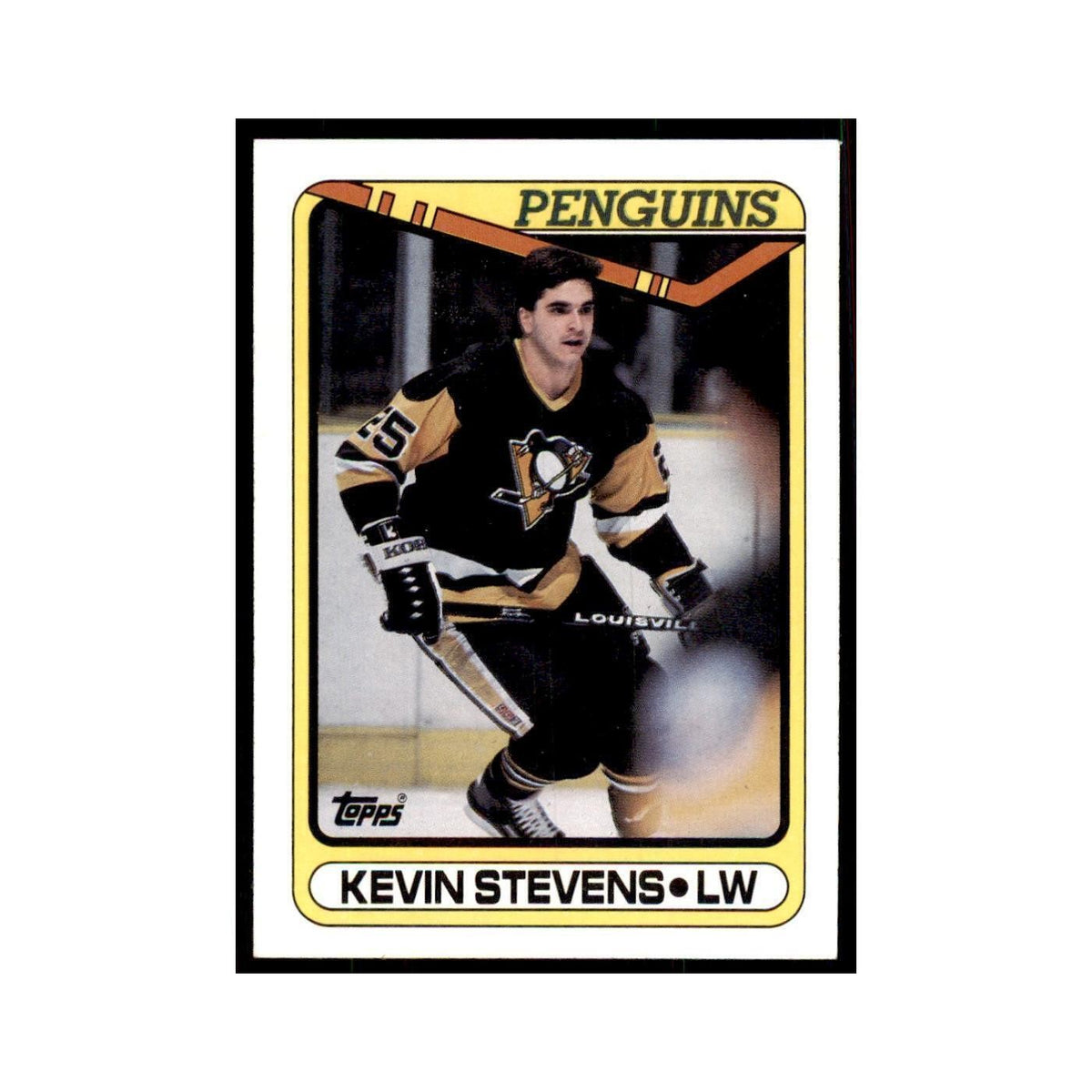 1990 Topps Hockey Card Kevin Stevens #360