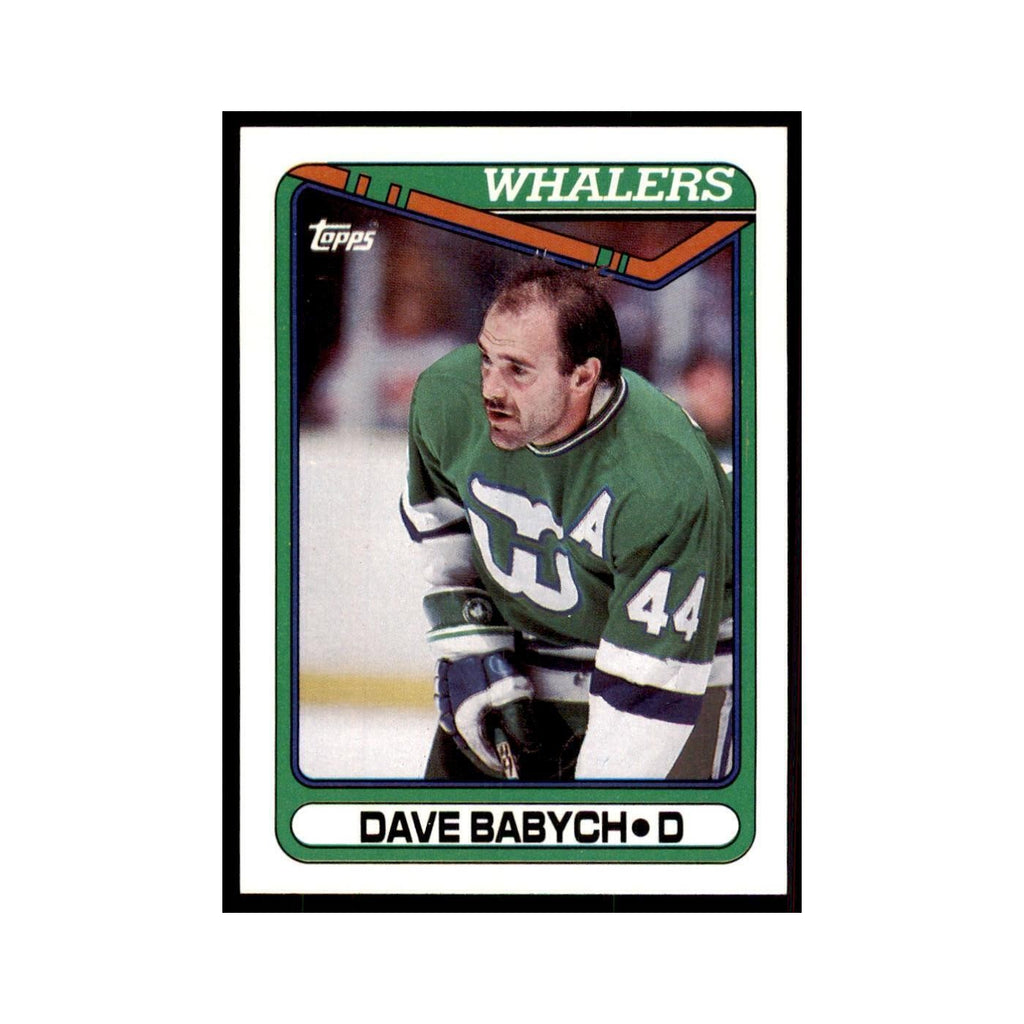 1990 Topps Hockey Card Dave Babych #328