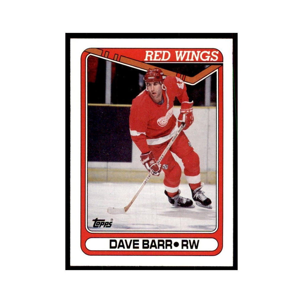 1990 Topps Hockey Card Dave Barr #308