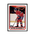 1990 Topps Hockey Card Mathieu Schneider #372