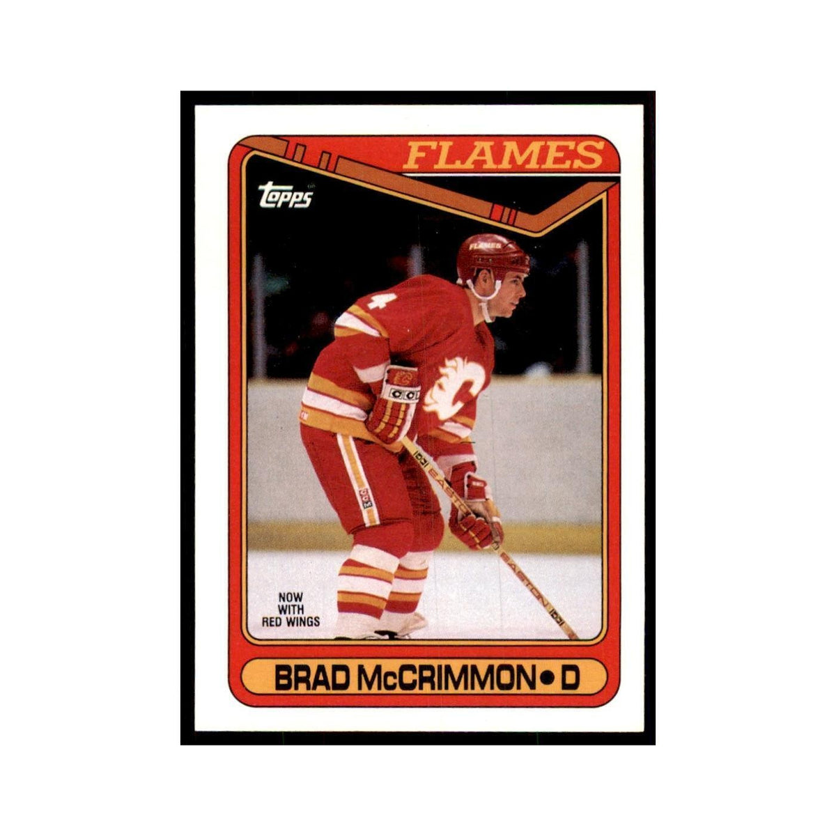 1990 Topps Hockey Card Brad McCrimmon #320