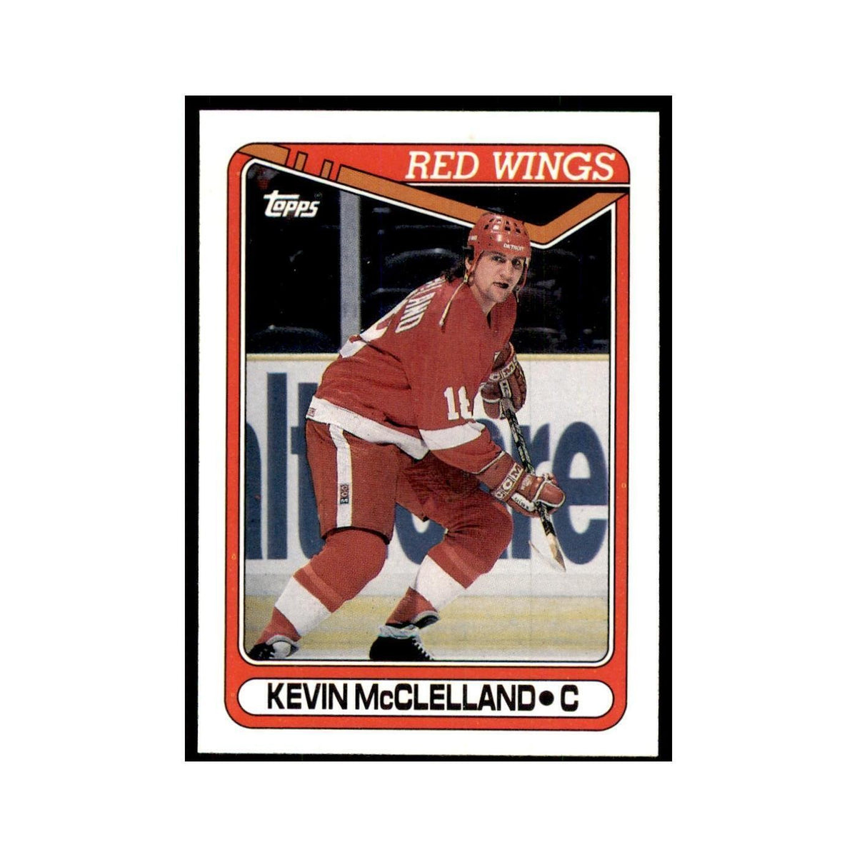 1990 Topps Hockey Card Kevin McClelland #389