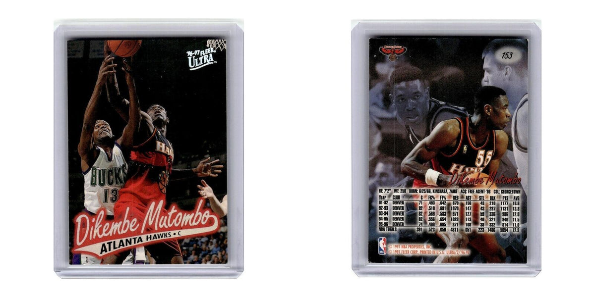 1996 Fleer Ultra Dikembe Mutombo Hawks #153