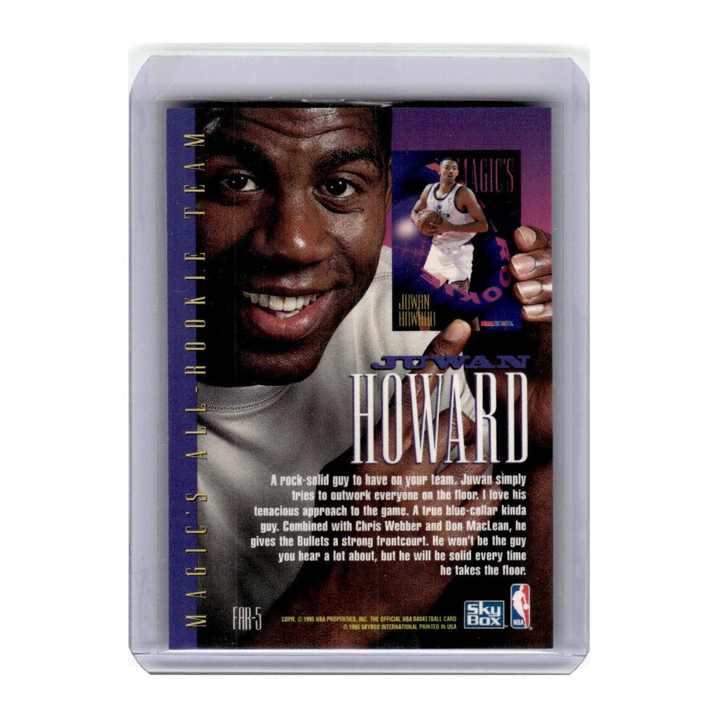 1995 Hoops Juwan Howard Washington Bullets #166