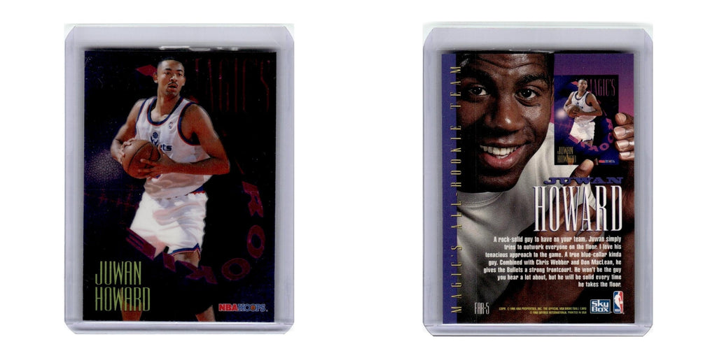1995 Hoops Juwan Howard Washington Bullets #166