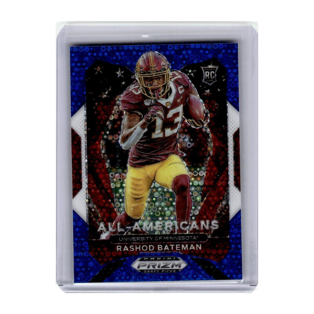 2021 Panini Prizm Draft Rashod Bateman Minnesota Golden Gophers #196