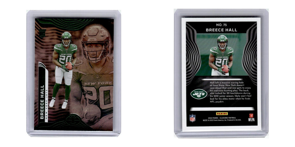 2022 Panini Illusions Breece Hall RC Jets #75