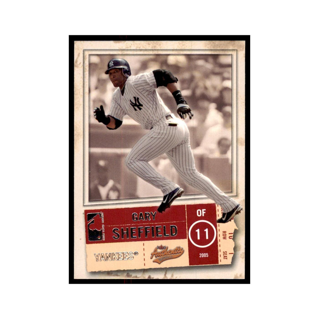 2005 Fleer Authentix Gary Sheffield Yankees #62