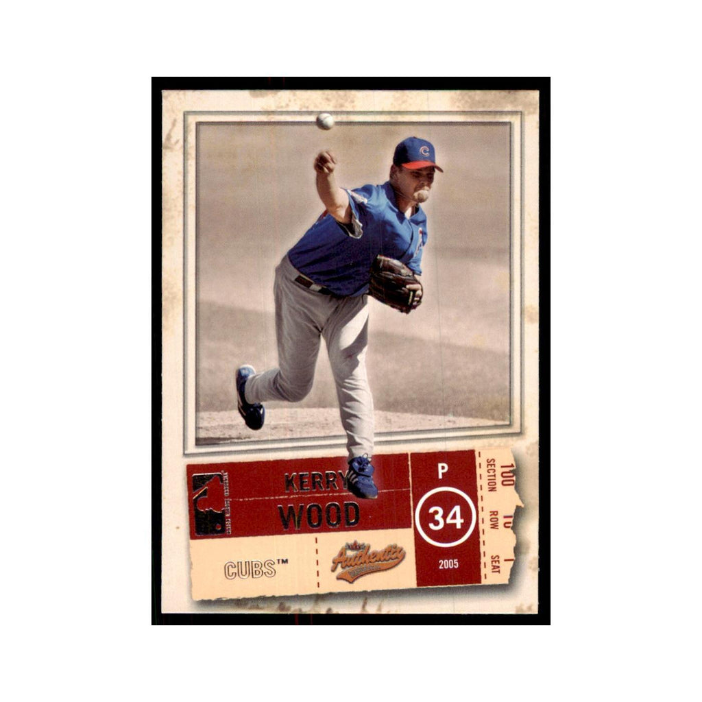 2005 Fleer Authentix Kerry Wood Cubs #35