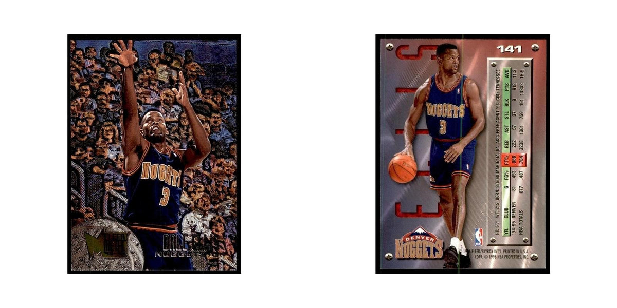 1995 Fleer Metal Dale Ellis Basketball Cards #141