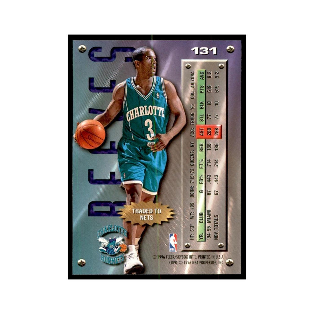 1995 Fleer Metal Khalid Reeves Basketball Cards #131