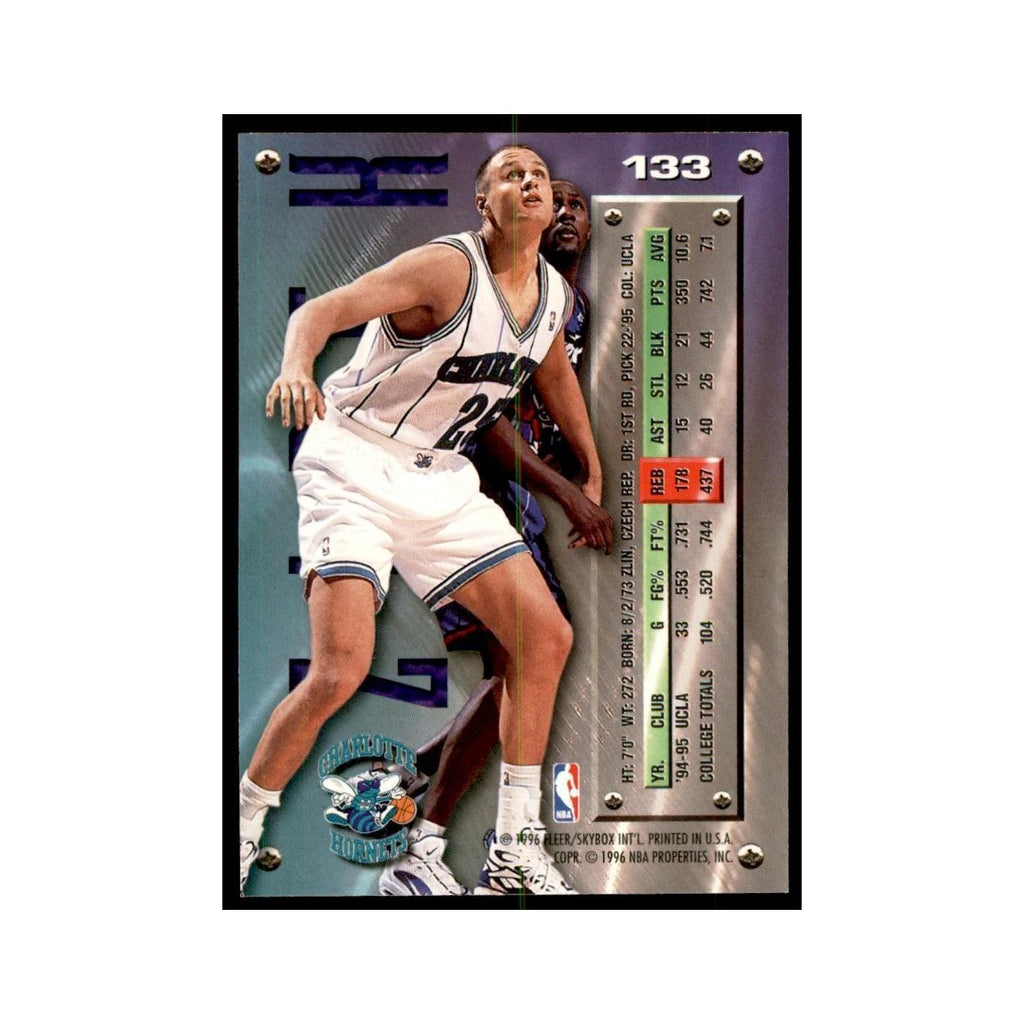 1995 Fleer Metal George Zidek Basketball Cards #133
