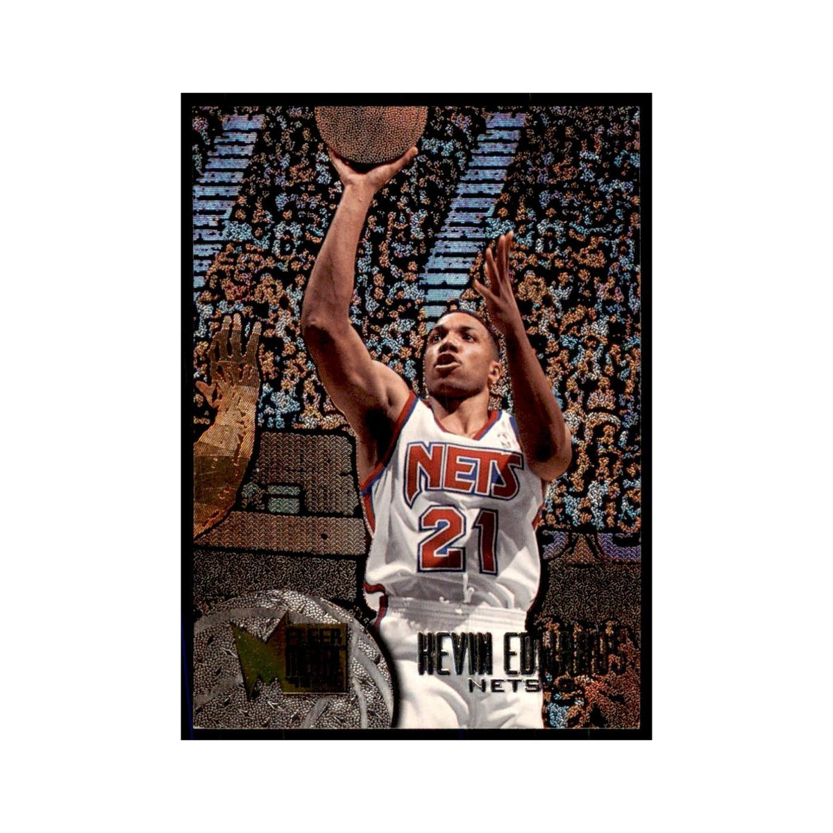 1995 Fleer Metal Kevin Edwards Basketball Cards #170