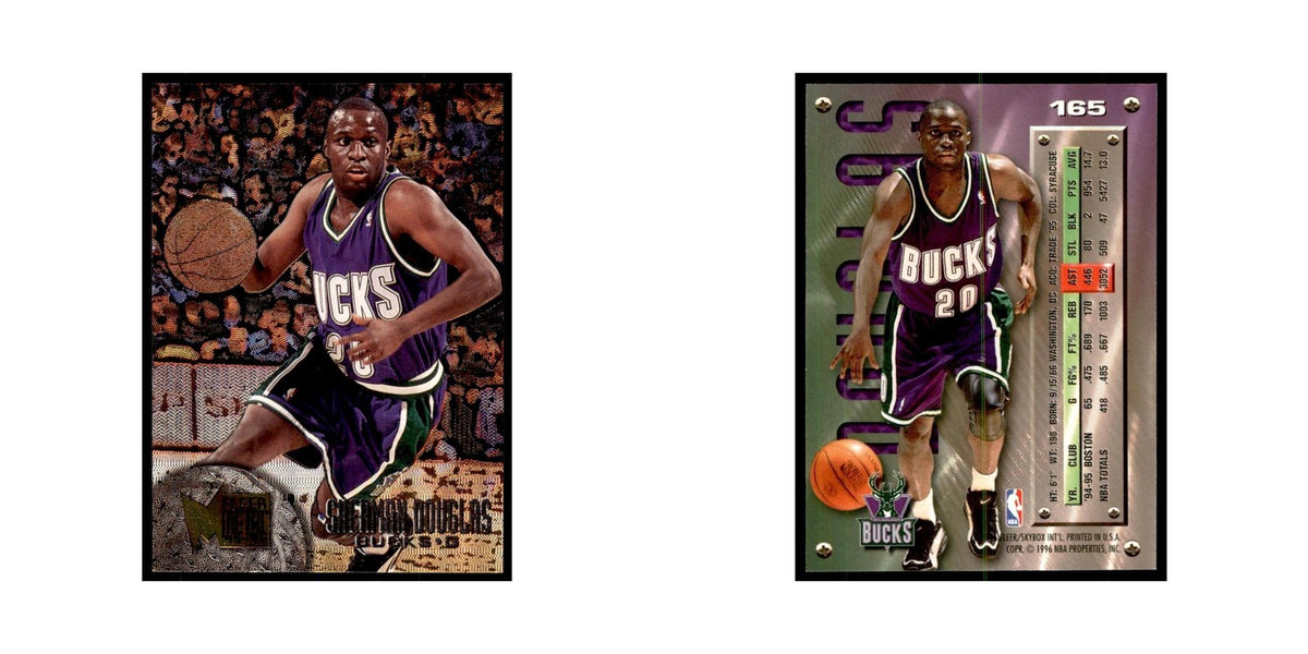 1995 Fleer Metal Sherman Douglas Basketball Cards #165