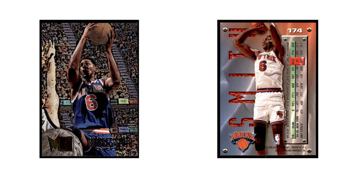 1995 Fleer Metal charles Smith Basketball Cards #174