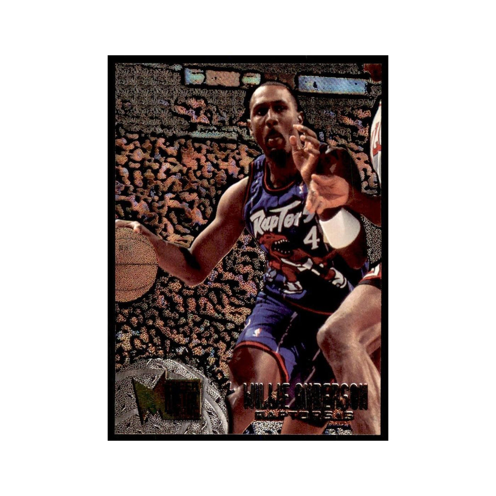 1995 Fleer Metal Willie Anderson Basketball Cards #196