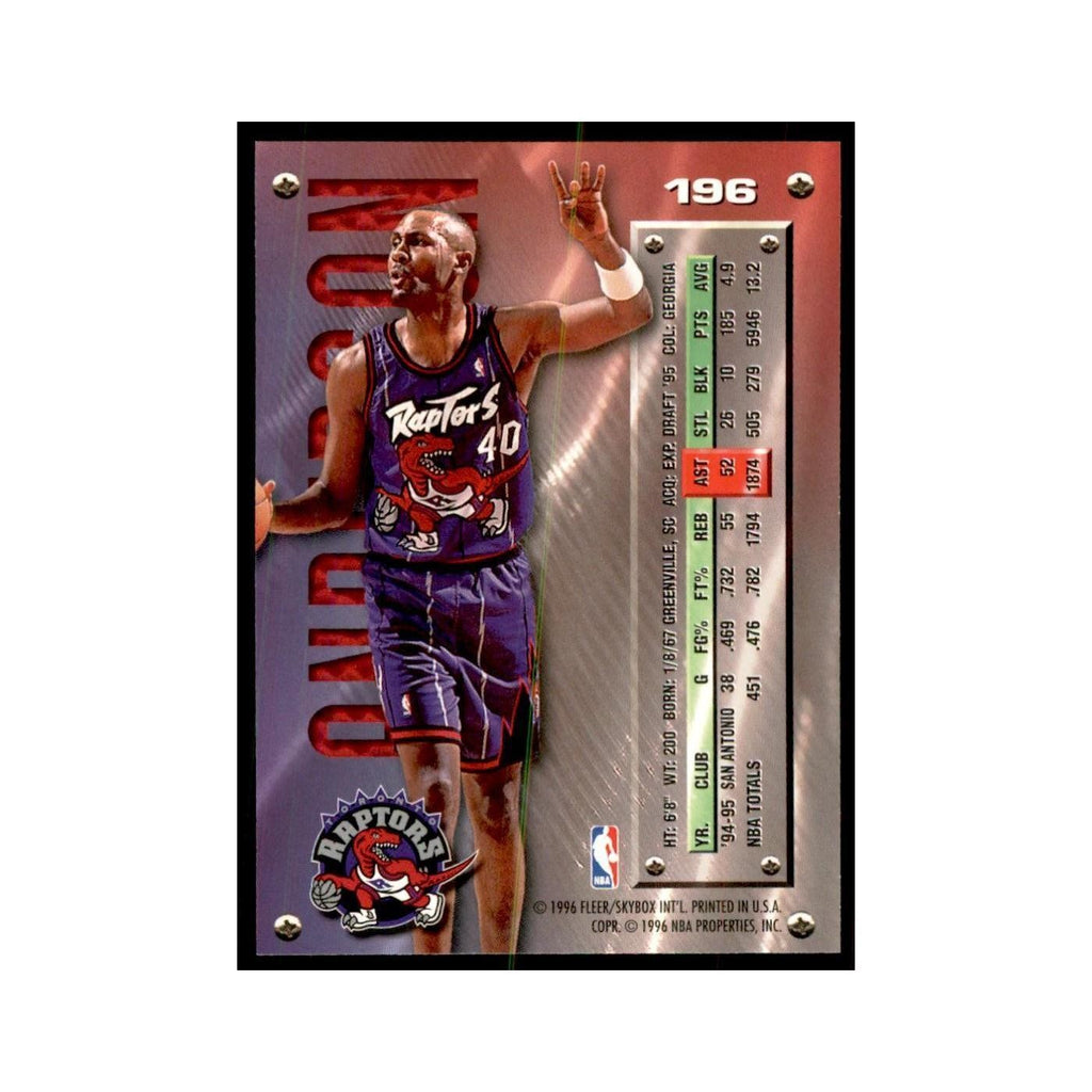 1995 Fleer Metal Willie Anderson Basketball Cards #196